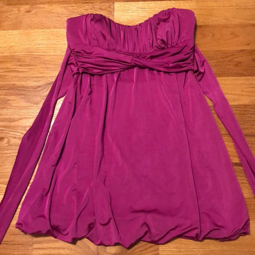 Womens Pink Cocktail Dress-Large
